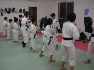 突きの練習