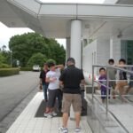 ヤクルト工場へ到着１
