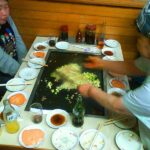 締めは、鉄板焼きそば